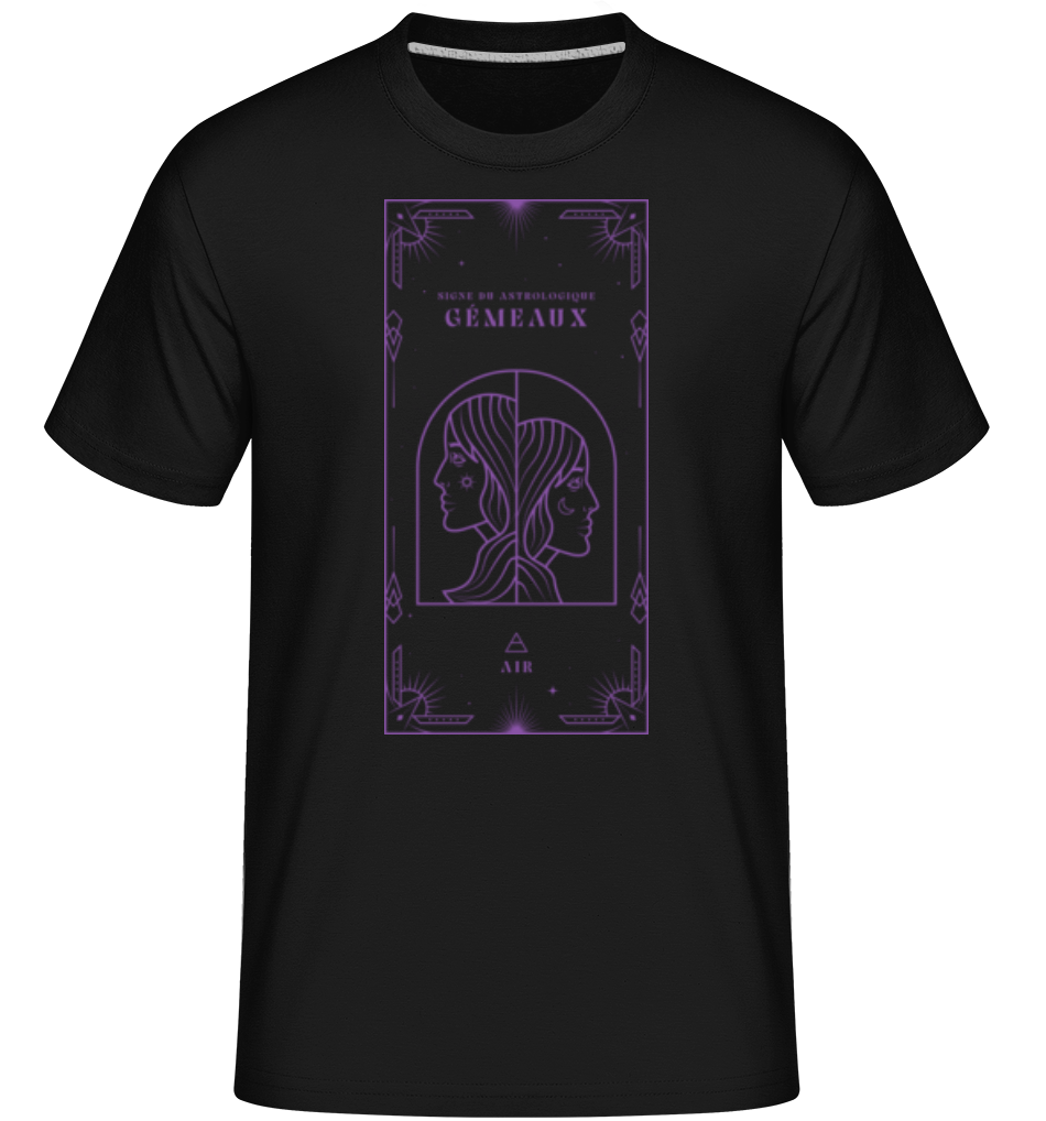 Art Déco Signe Astrologique Gémeaux ·  T-Shirt Shirtinator homme