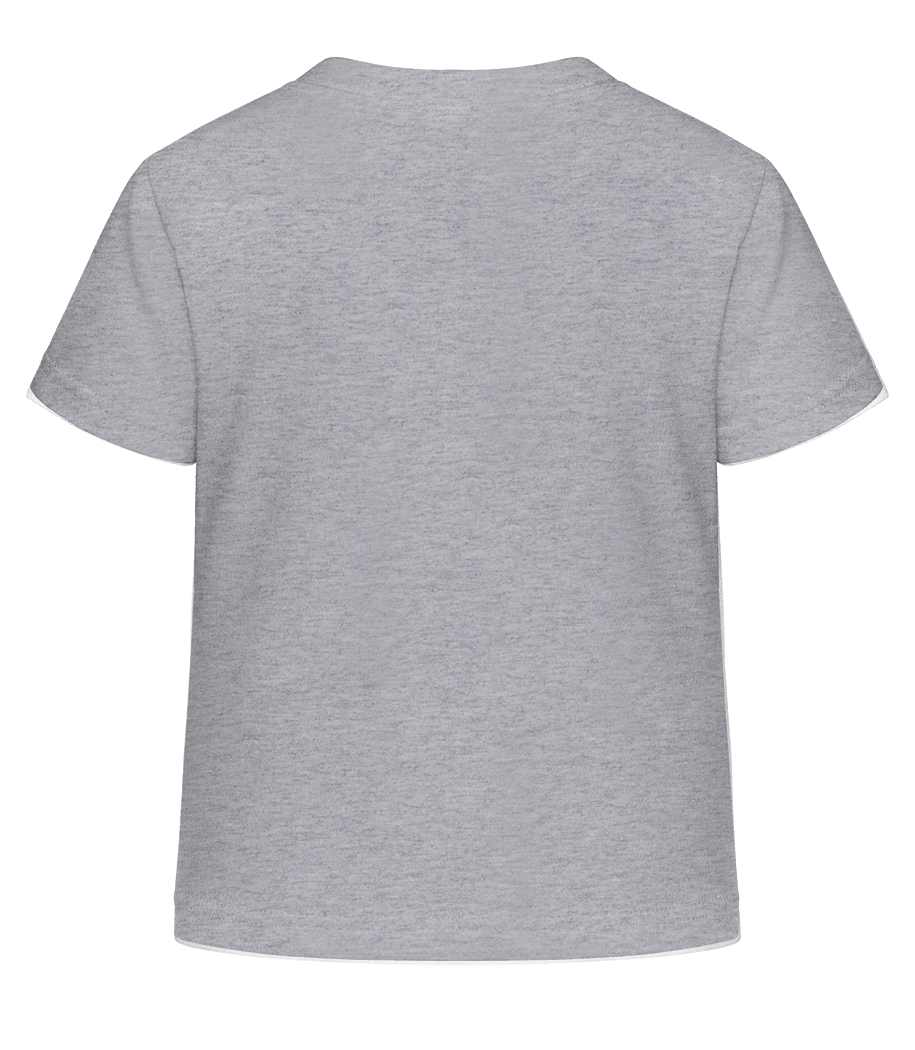 Aperçu: Déguisement Gameboy - T-shirt shirtinator Enfant - Gris chiné - Derrière