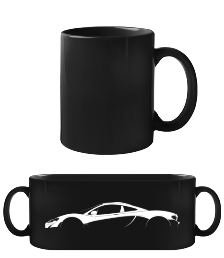 'McLaren P1' Silhouette · Tasse Noire