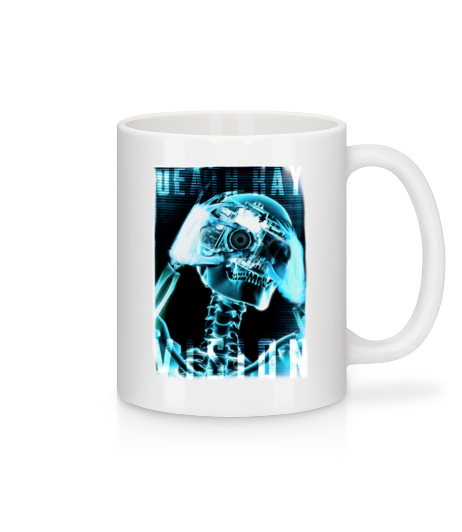 Squelette Radio · Mug en céramique blanc