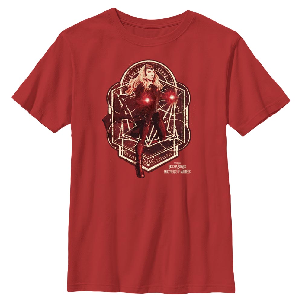 Marvel - Doctor Strange - La Sorcière rouge Wanda Magic - Enfant T-shirt - Rouge - Devant