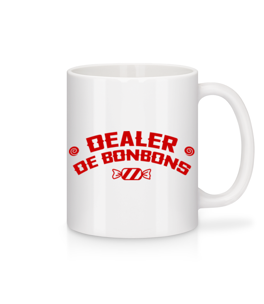 Dealer De Bonbons · Mug en céramique blanc