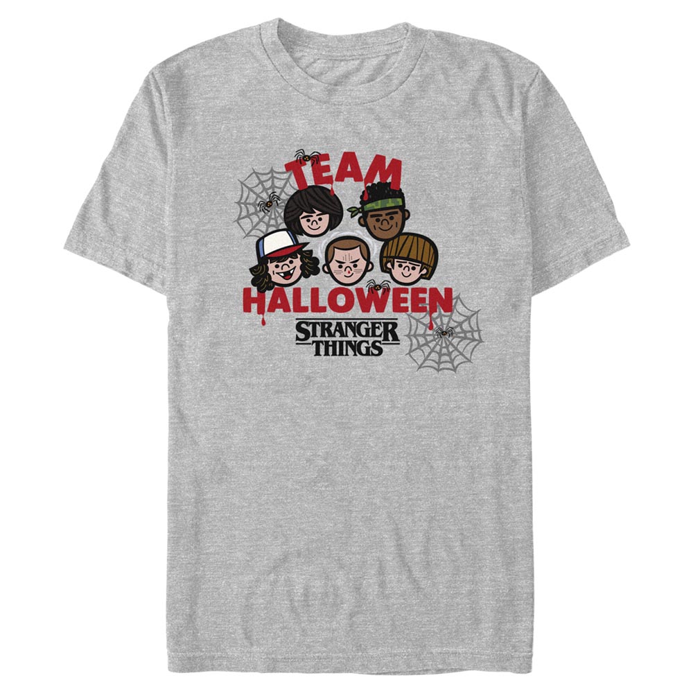 Netflix - Stranger Things - Photo de groupe Team Halloween - Halloween - Homme T-shirt