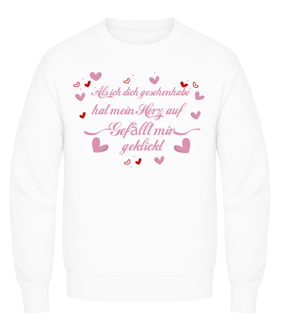 Herz Gefällt Mir Geklickt · Männer Pullover