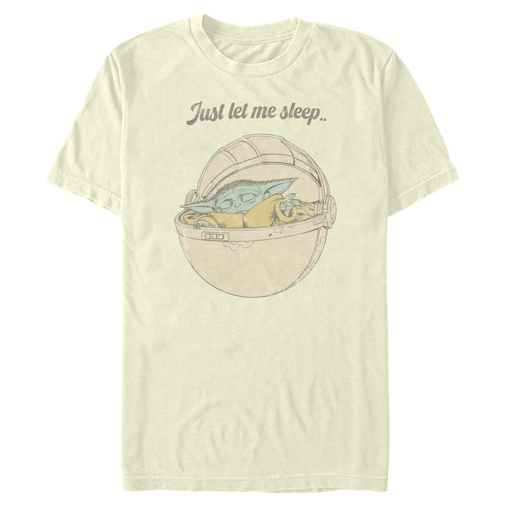 Star Wars - The Mandalorian - The Child Let me sleep - Homme T-shirt - Crème - Devant
