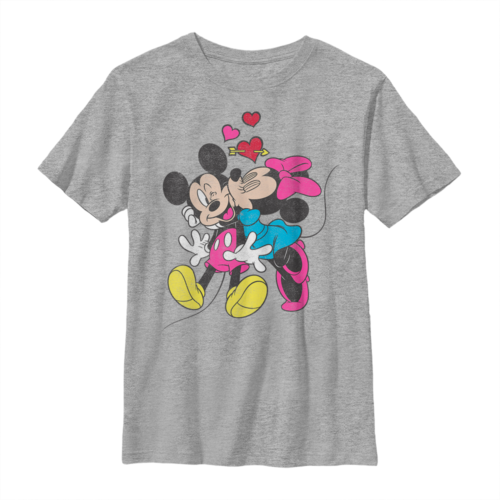 Disney Classics - Mickey Mouse - Minnie Mouse Mickey Minnie Love - Valentine's Day - Enfant T-shirt
