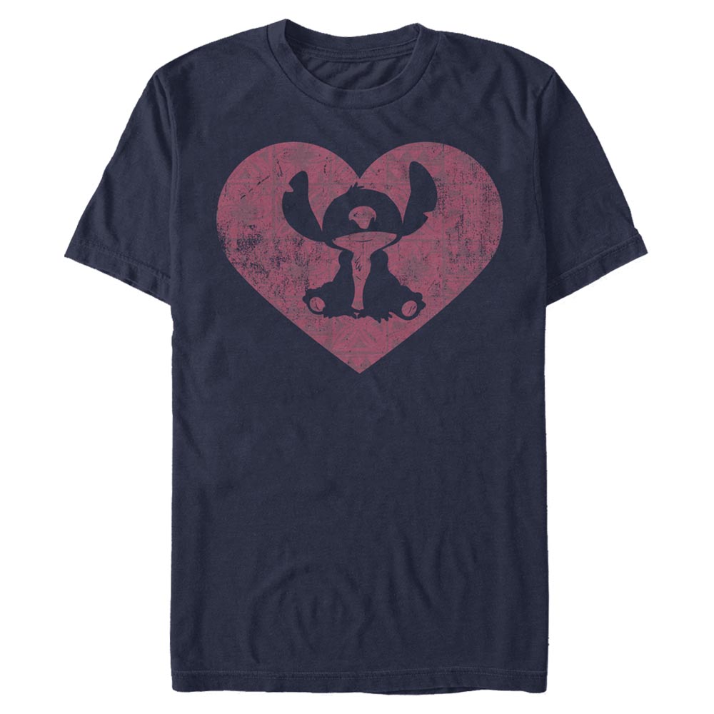 Disney Classics - Lilo & Stitch - Stitch Heart - Homme T-shirt