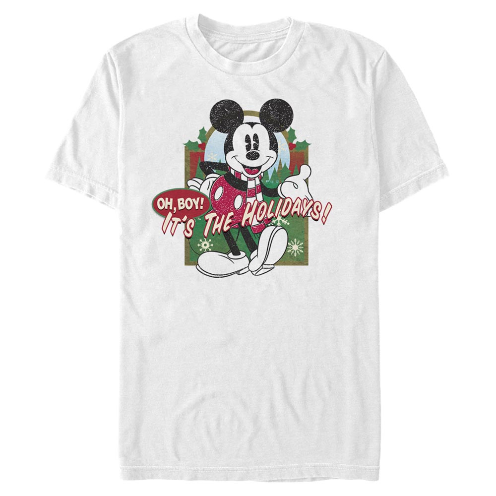 Disney Classics - Mickey Mouse - Mickey Mouse Vintage Holiday Mickey - Christmas - Homme T-shirt