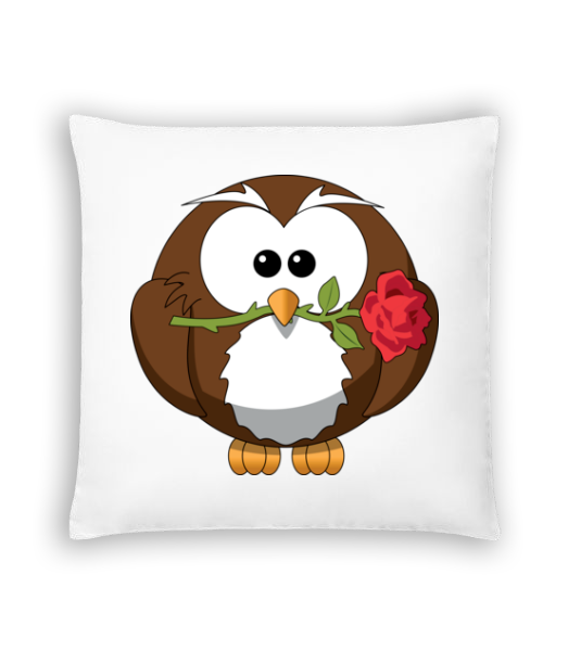 Chouette Saint Valentin · Coussin