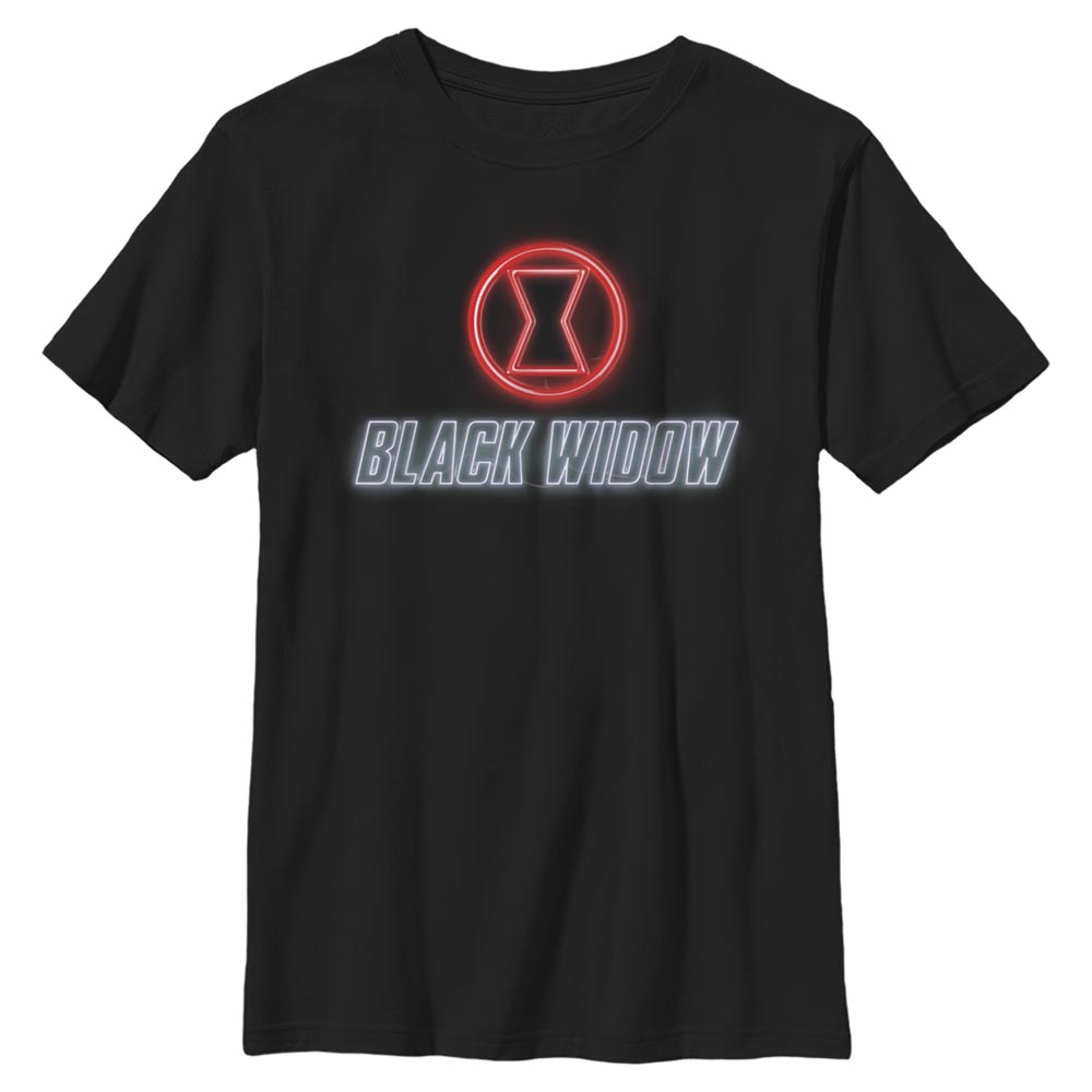 Marvel - Black Widow Neon - Enfant T-shirt
