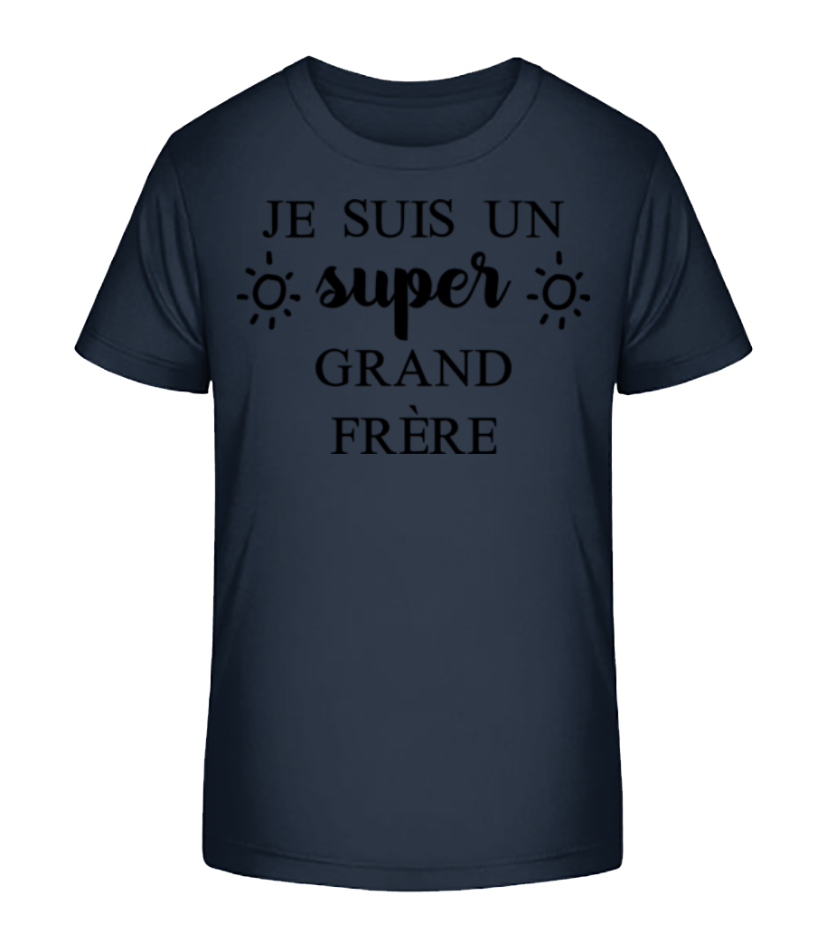 Super Grand Frère · T-shirt bio Enfant Stanley Stella 2.0