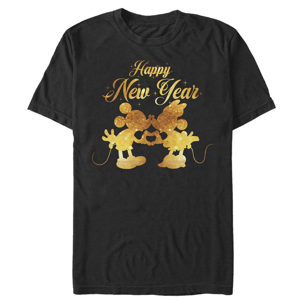 Disney Classics - Mickey Mouse - Mickey et Minnie Mickey and Minnie Kissing - New Year - Homme T-shirt