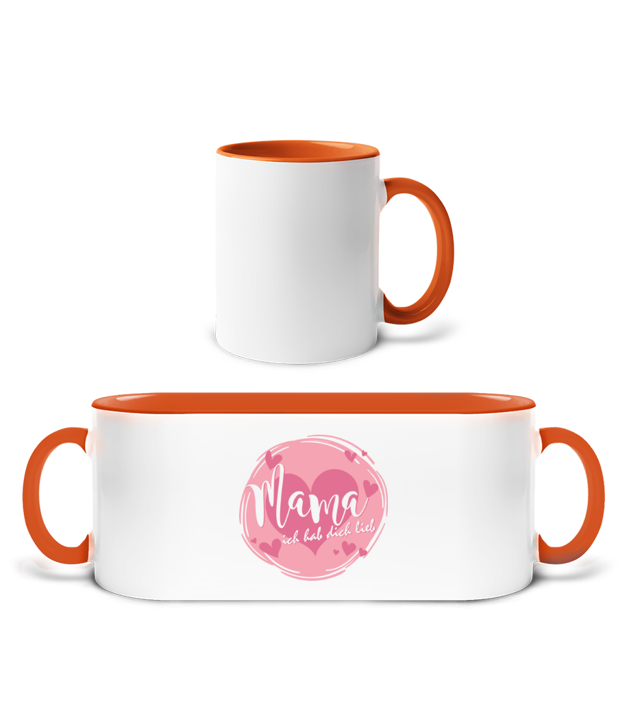 Weiß / Orange