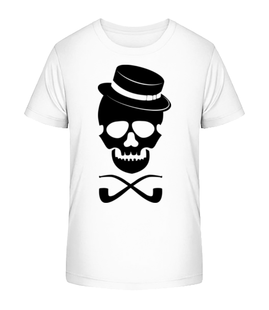 Crâne Avec Chapeau · T-shirt bio Enfant Stanley Stella 2.0