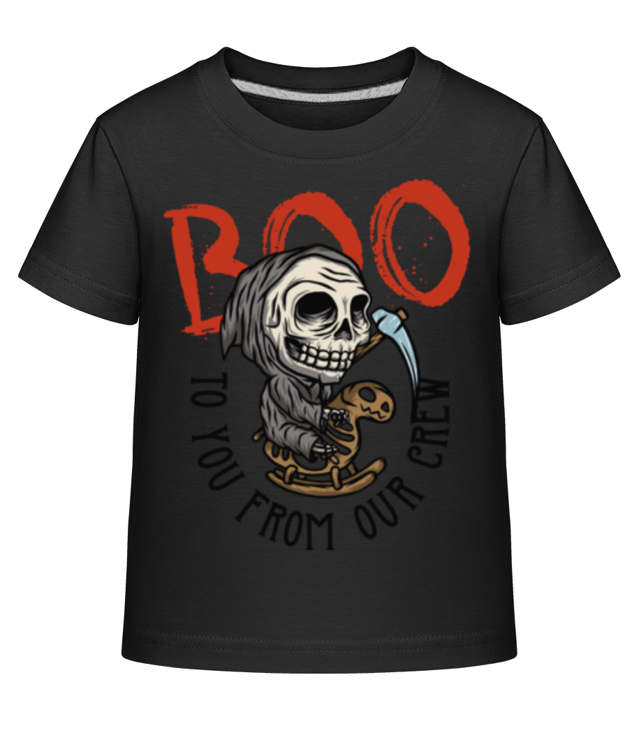Aperçu: Boo - T-shirt shirtinator Enfant - Noir - Devant
