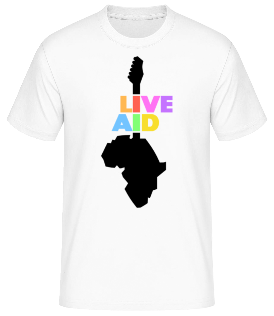 Live Aid · Men's Basic T-Shirt | Shirtinator