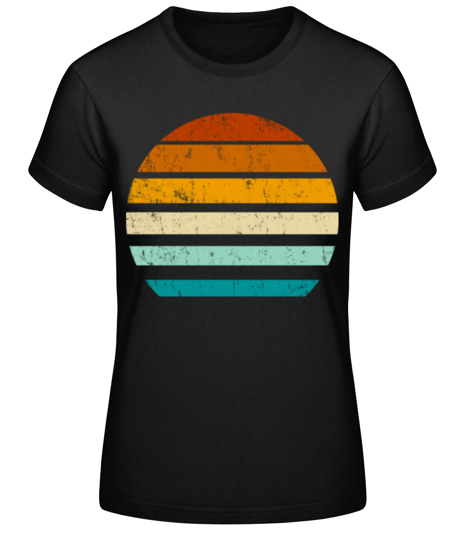 Coucher De Soleil Rétro · T-shirt standard Femme