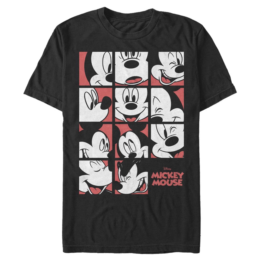 Disney Classics - Mickey Mouse - Mickey Mouse Expression Grid - Homme T-shirt