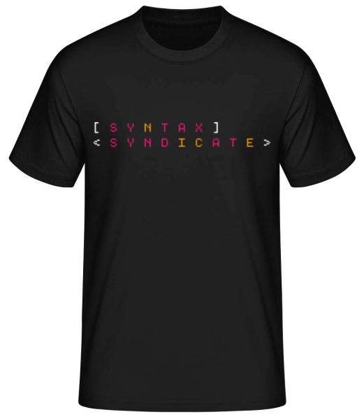 Syntax Syndicate - T-shirt standard Homme - Noir - Devant