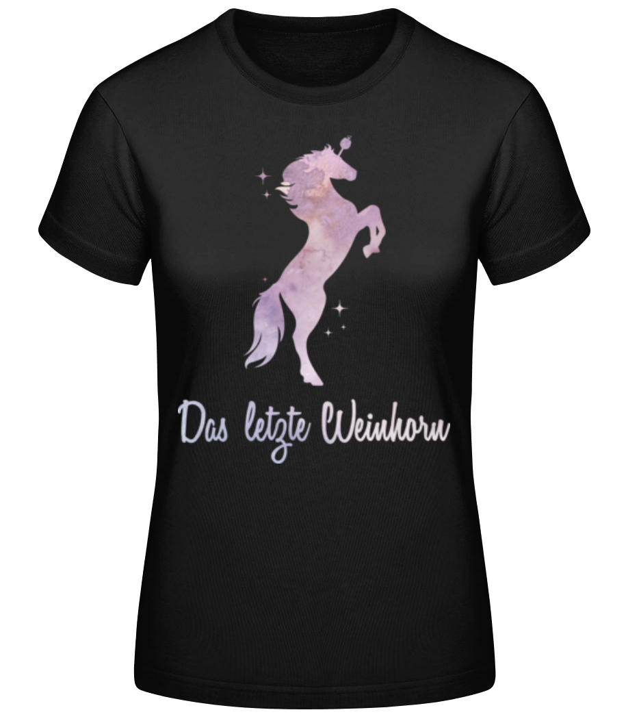 Das Letzte Weinhorn · Frauen Basic T-Shirt