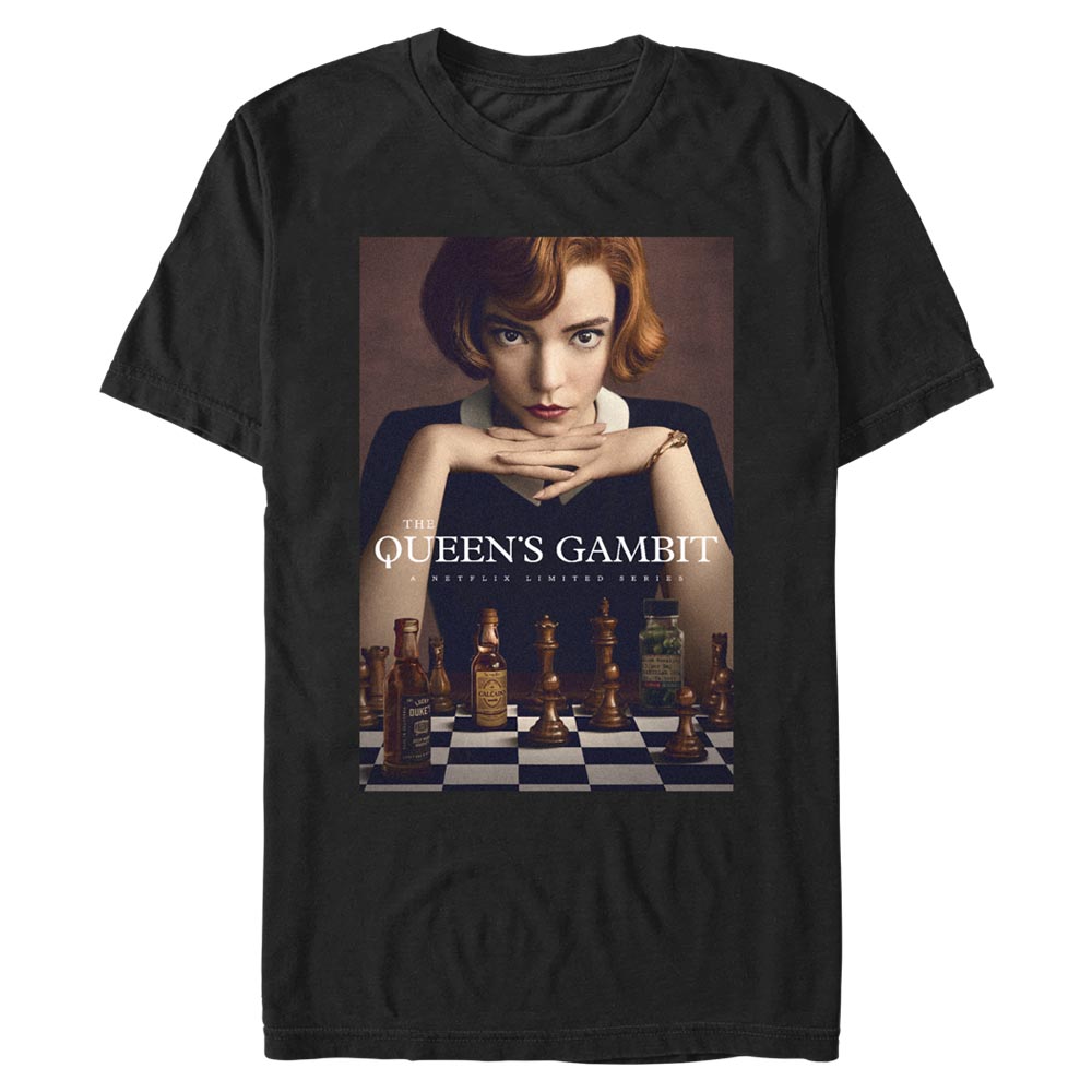 Netflix - Le jeu de la dame - Beth Harmon Queens Poster - Homme T-shirt