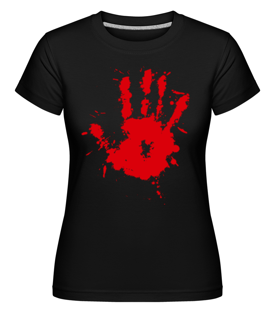 Empreinte De Main Sanglante ·  T-shirt Shirtinator femme