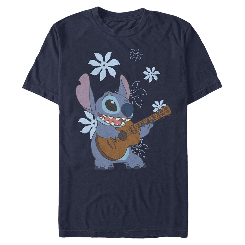 Disney Classics - Lilo & Stitch - Stitch Flowers - Homme T-shirt