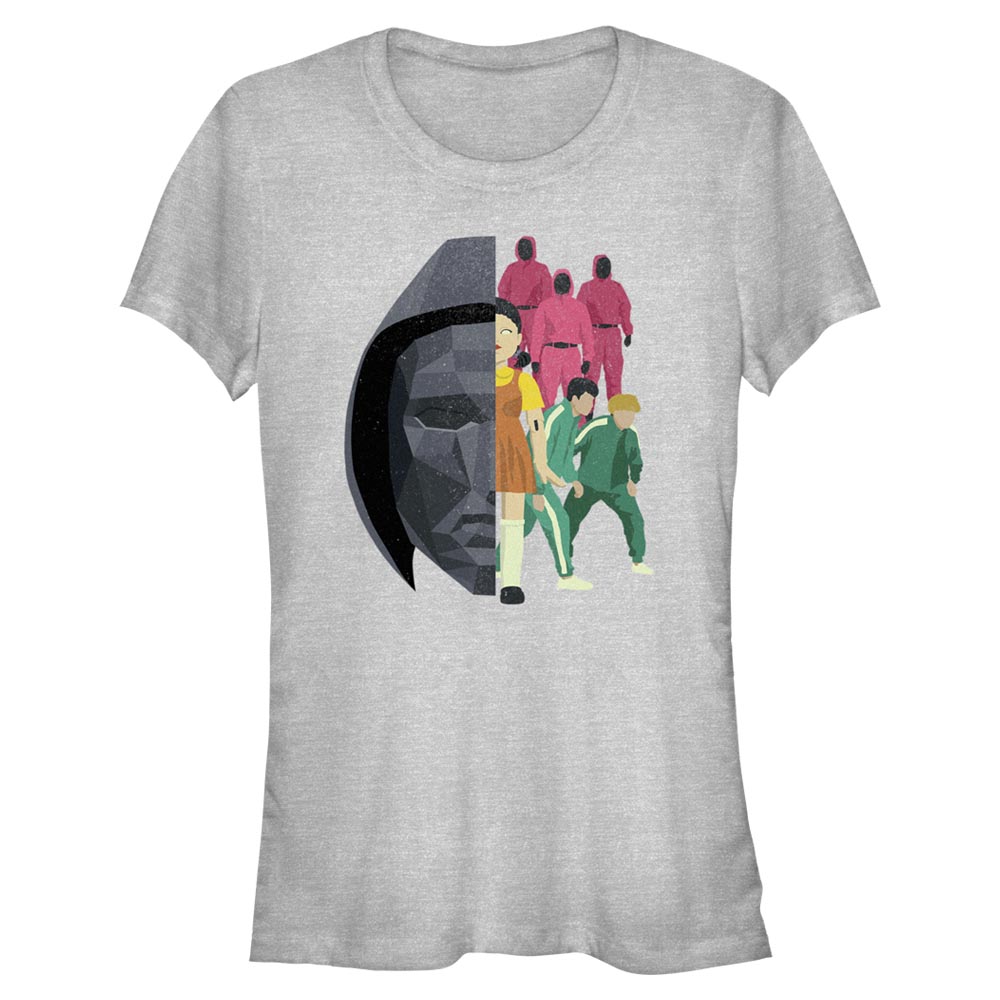 Netflix - Squid Game - Logo Front Man And Suits - Femme T-shirt