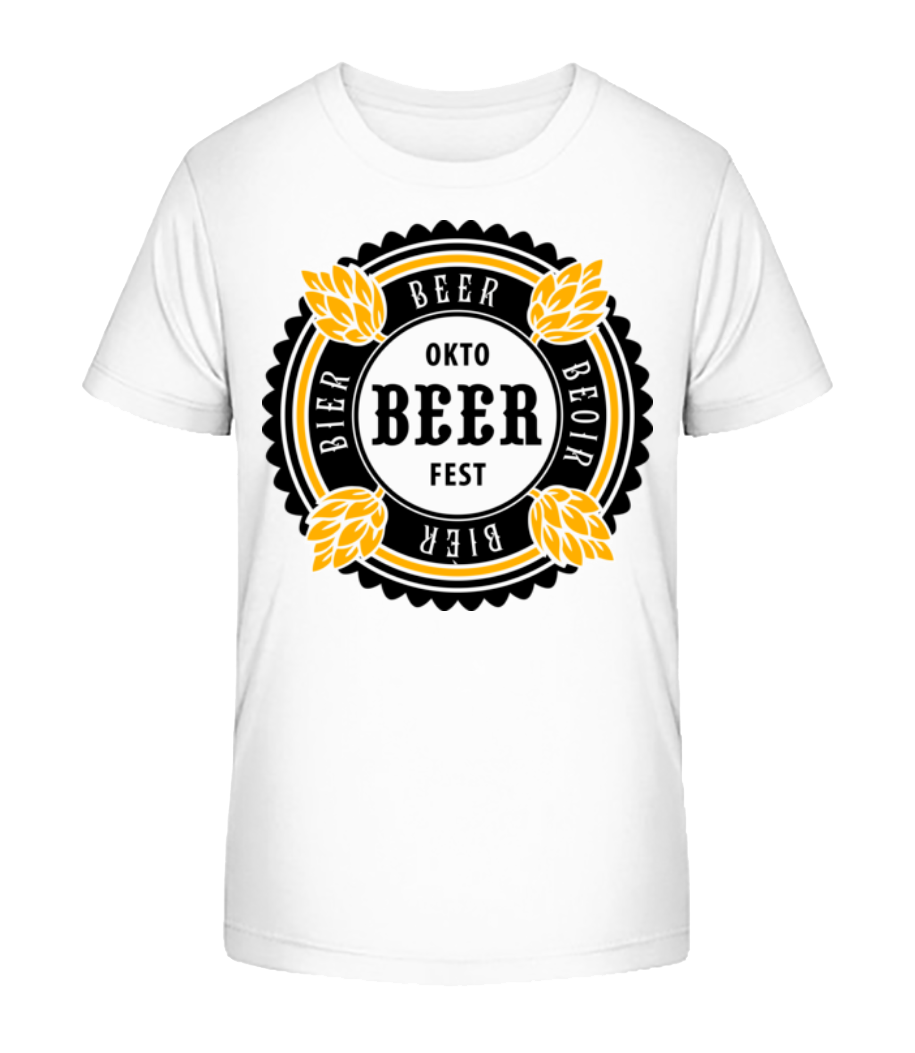 Aperçu: Oktobeer Fest - T-shirt bio Enfant Stanley Stella 2.0 - Blanc - Devant
