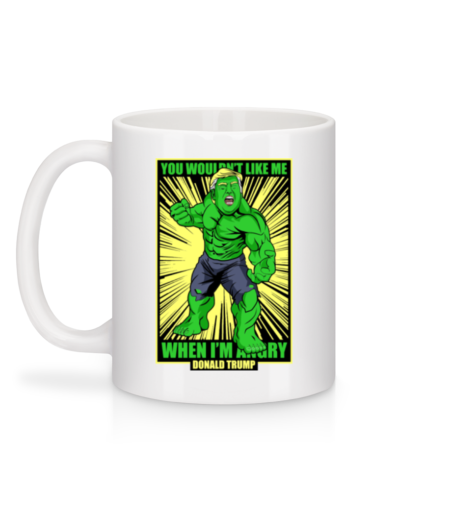 Aperçu: Trump Hulk - Mug en céramique blanc - Blanc - Derrière