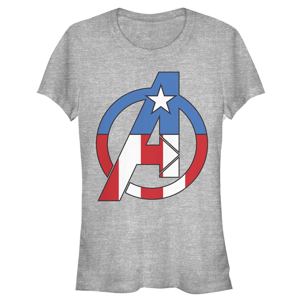 Marvel - Logo Avenger Captian America - Femme T-shirt
