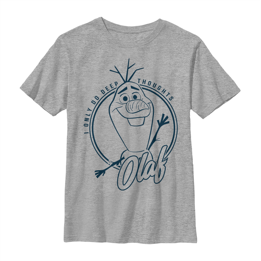 Disney - La Reine des neiges - Olaf Deep Thought - Enfant T-shirt