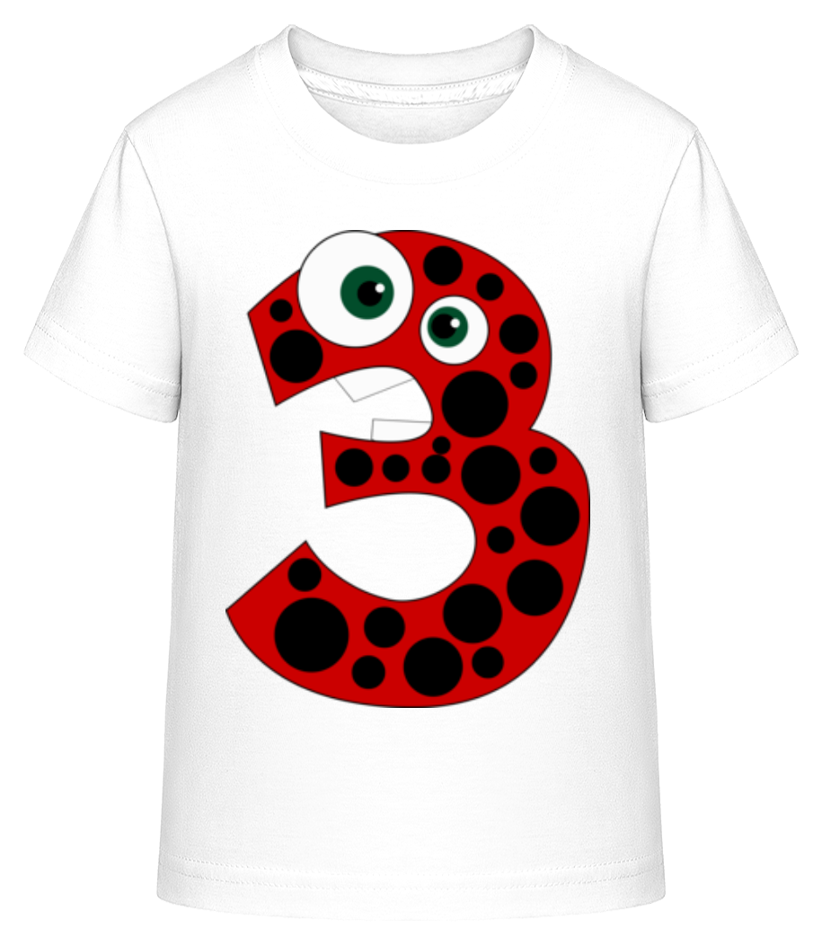 Aperçu: Ladybug Three - T-shirt shirtinator Enfant - Blanc - Devant