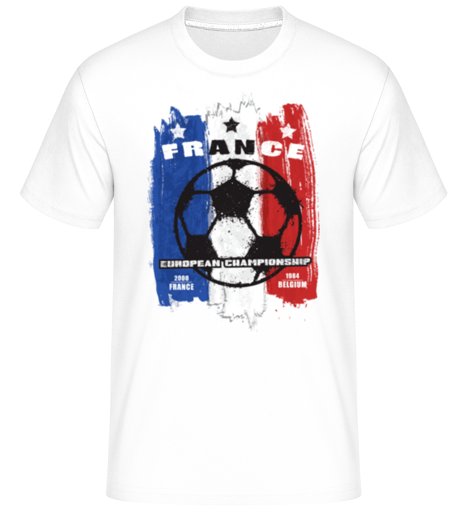 Aperçu: Football France -  T-Shirt Shirtinator homme - Blanc - Devant