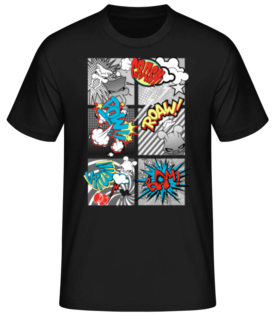 Gobelins Bande Dessinée - T-shirt standard Homme - Noir - Devant