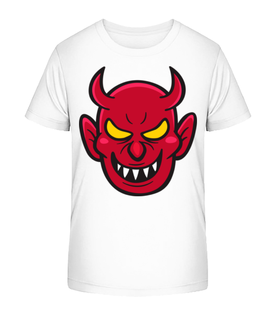 Aperçu: Méchant Diable - T-shirt bio Enfant Stanley Stella 2.0 - Blanc - Devant
