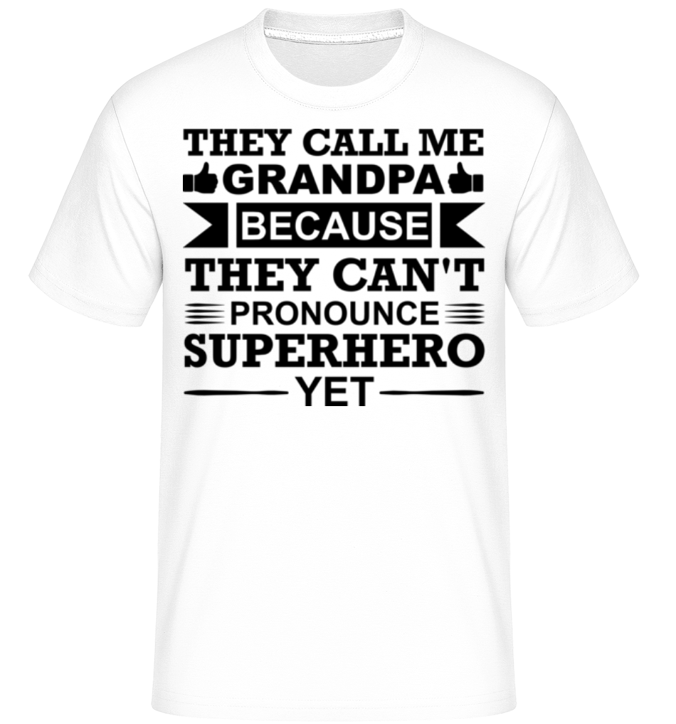 Grandpa Superhero ·  T-Shirt Shirtinator homme