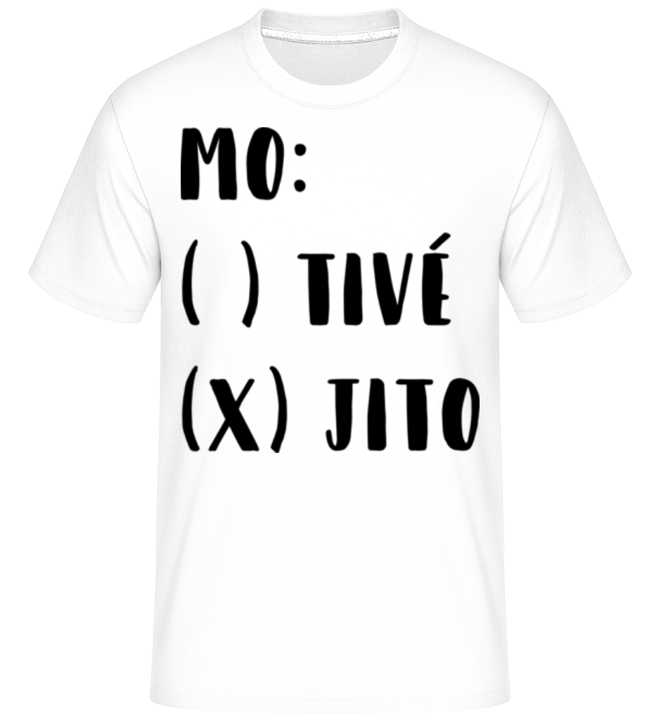Aperçu: Motivé Mojito -  T-Shirt Shirtinator homme - Blanc - Devant