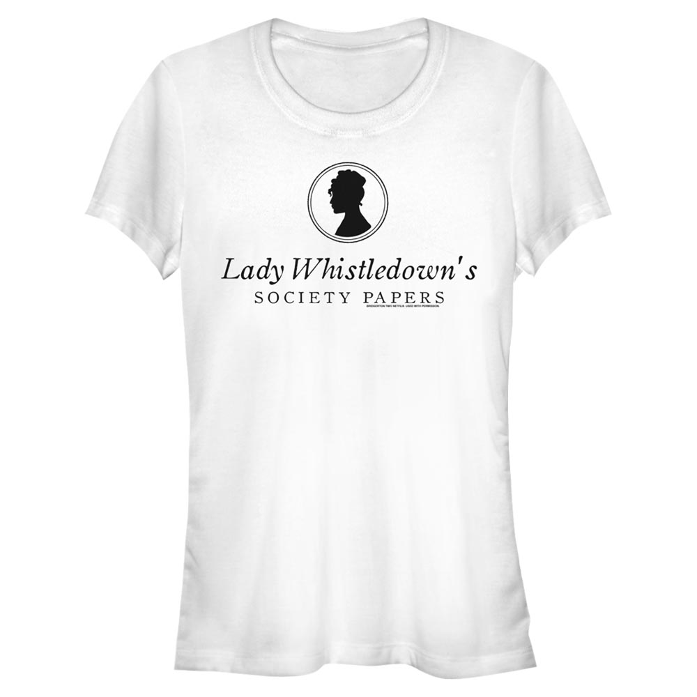 Netflix - La chronique des Bridgerton - Logo Society Papers - Femme T-shirt