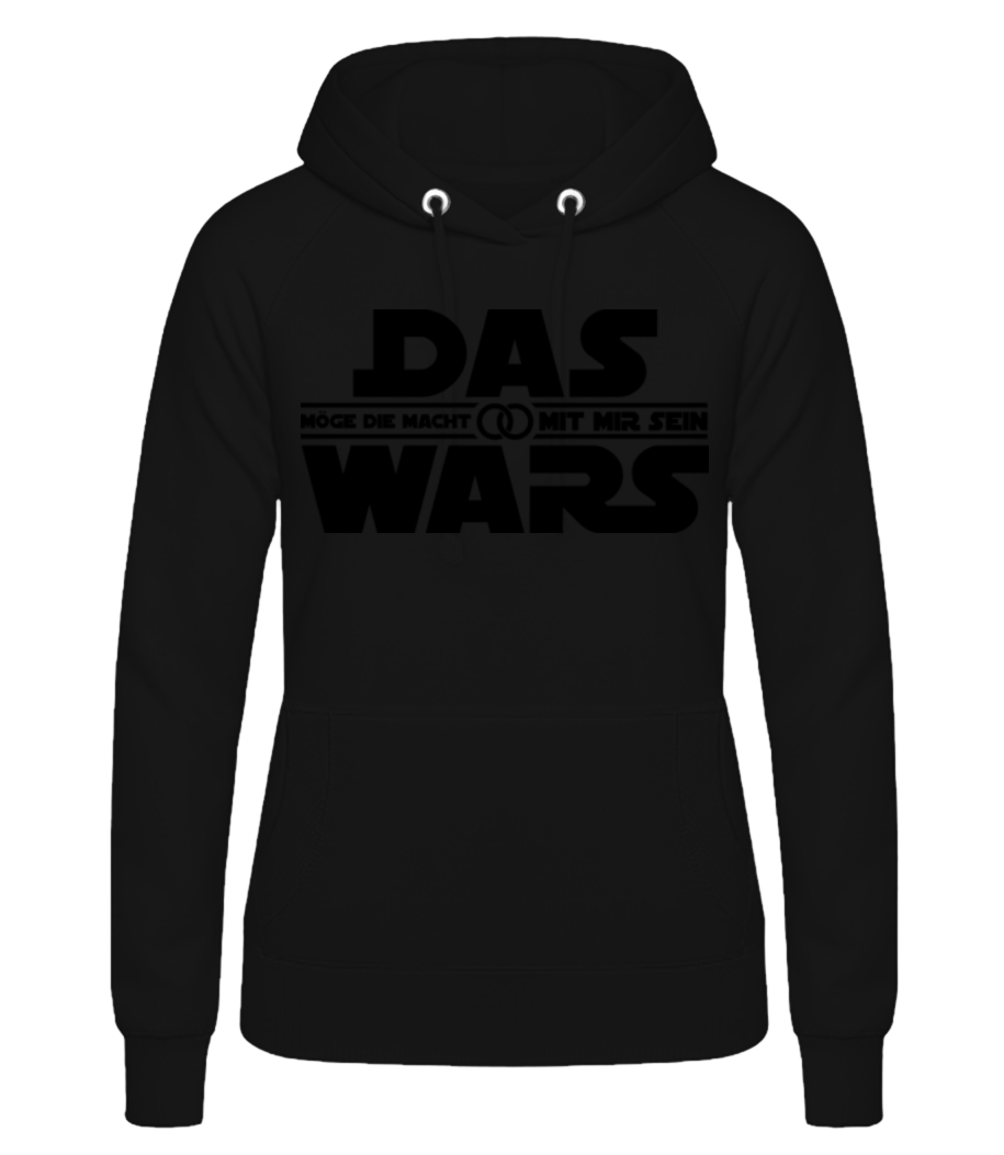 Vorschau: Das Wars Ehe JGA - Frauen Hoodie - Schwarz - Vorne