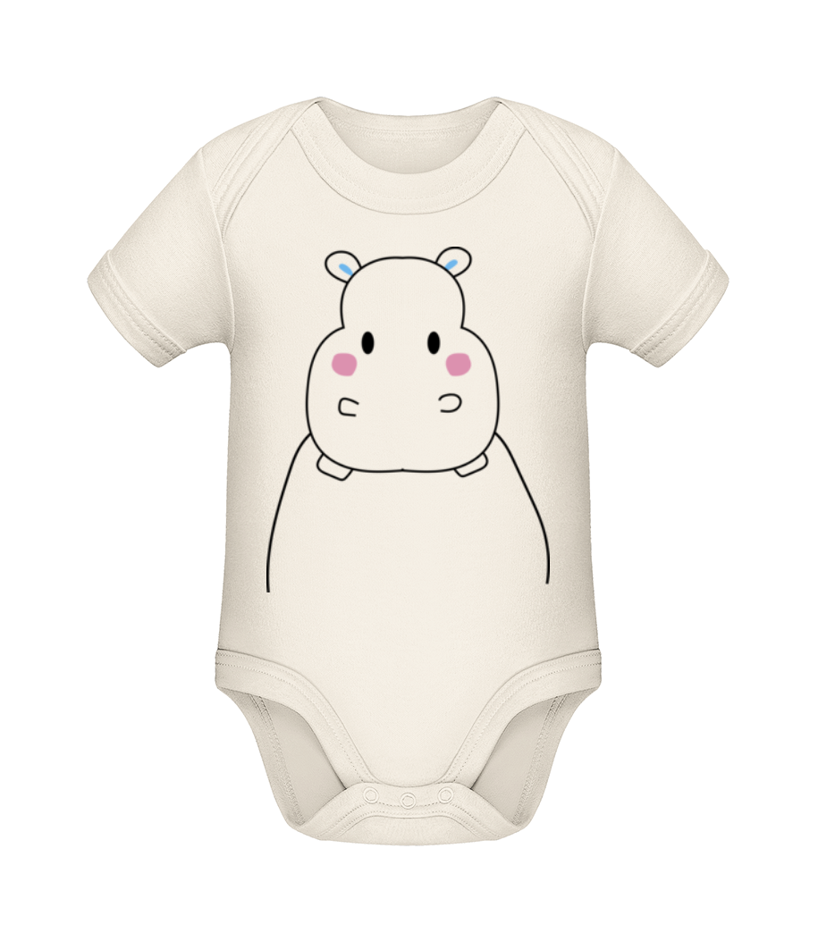 Hippopotame Mignon · Body manches courtes bio