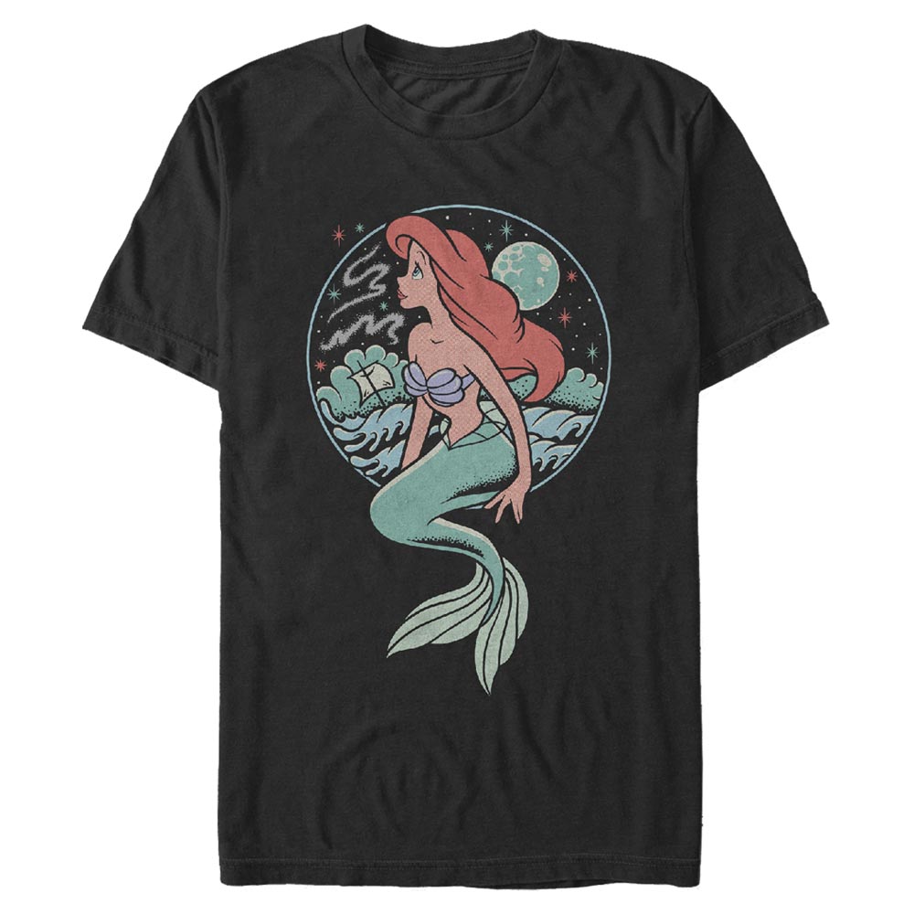 Disney - Ariel La Petite Sirène - Ariel La Petite Sirène Moonrise Shipwreck - Homme T-shirt