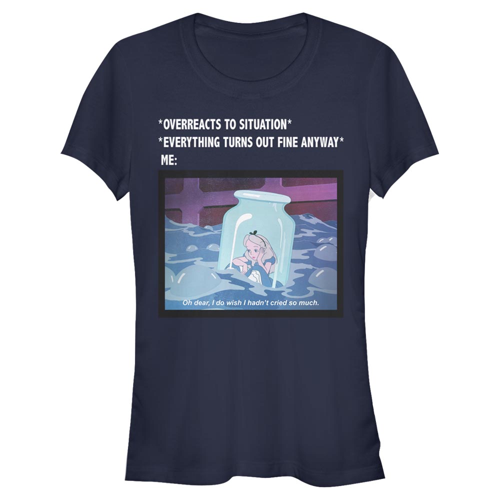 Disney Classics - Alice aux pays des merveilles - Alice Anxiety Meme - Femme T-shirt