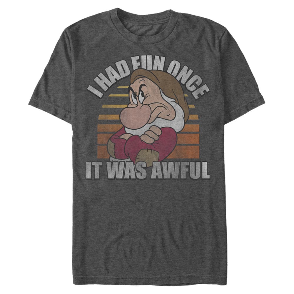 Disney - Blanche-Neige et les Sept Nains - Grincheux No Fun - Homme T-shirt