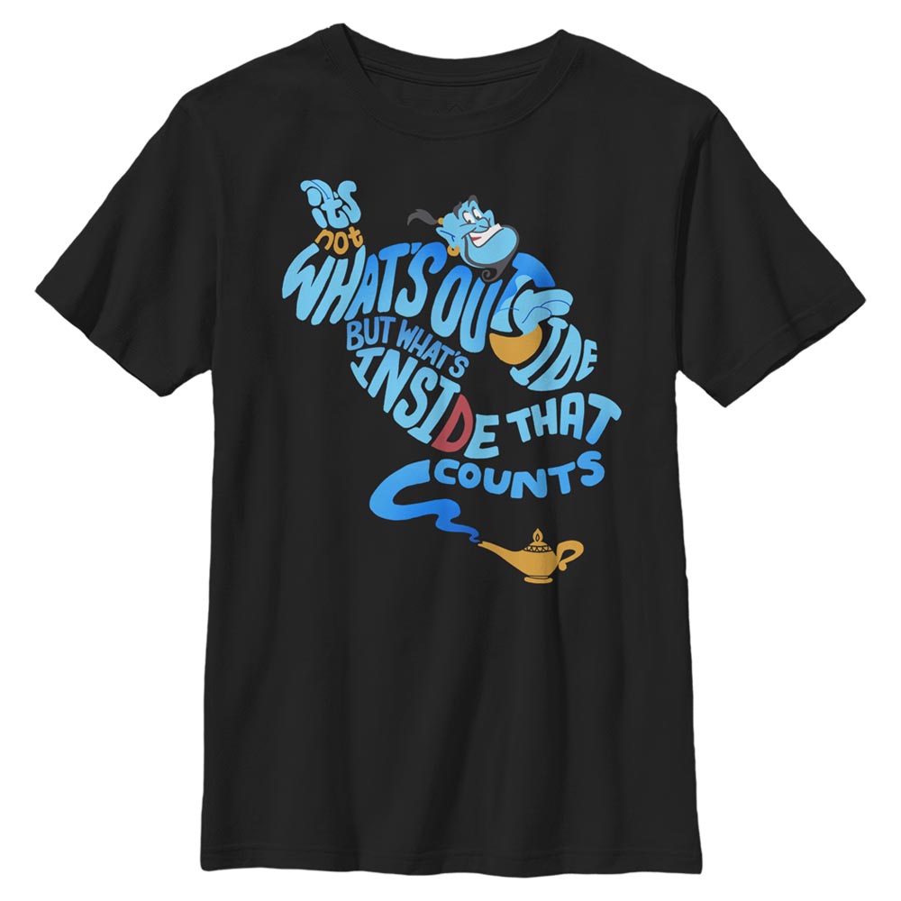 Disney - Aladin - Génie Quote Bottle - Enfant T-shirt