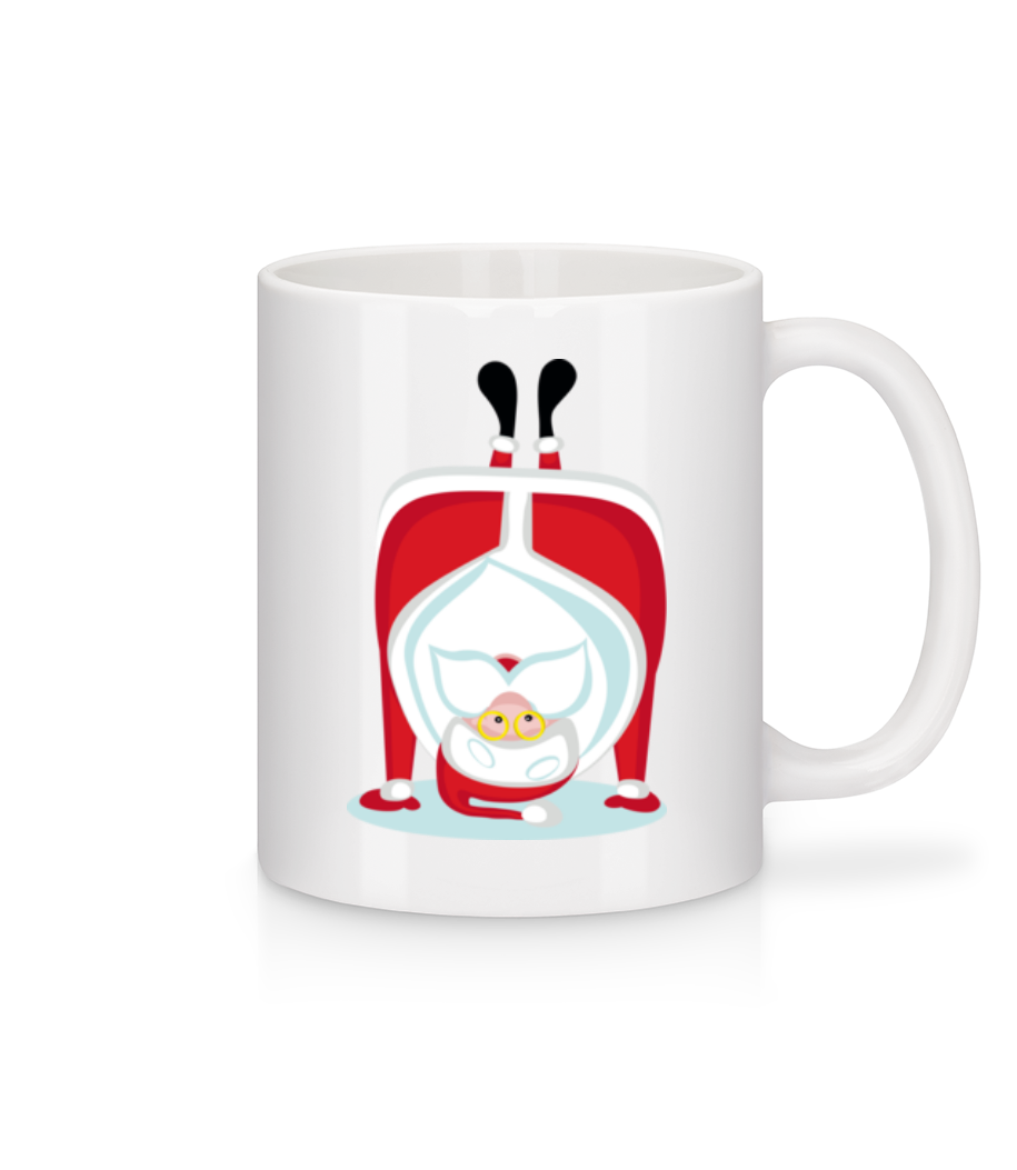 Poirier Père Noël · Mug en céramique blanc