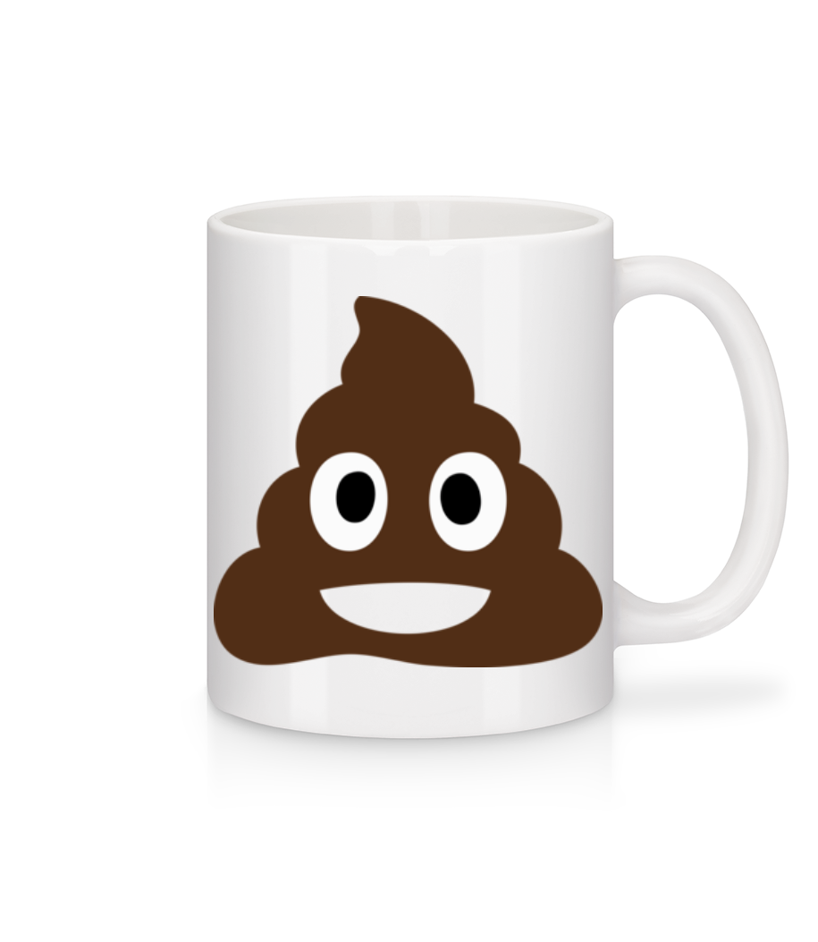 Emoji Tas De Merde · Mug en céramique blanc