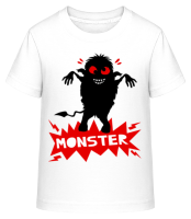 Monster - Kid's Shirtinator T-Shirt - White - Front Monster - Kid's Shirtinator T-Shirt - White - Front