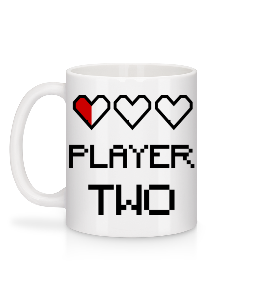 Aperçu: Player Two - Mug en céramique blanc - Blanc - Derrière