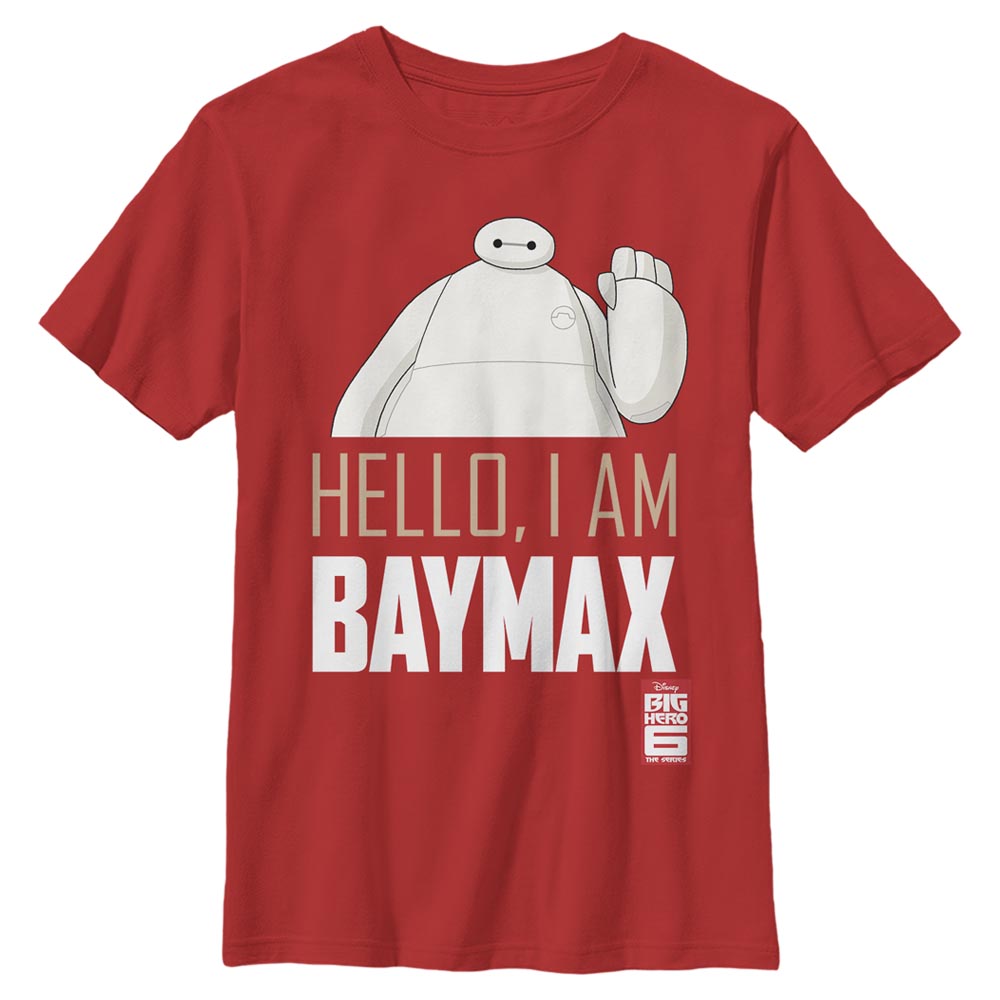 Disney - Les Nouveaux Héros - Baymax Hello - Enfant T-shirt